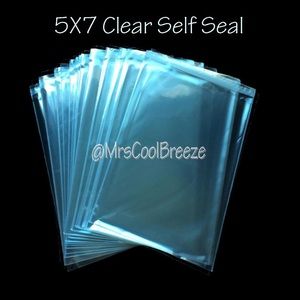 ❗️SALE❗️100 ~ 5X7 Crystal Clear & Self Seal Cellos